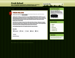 freshreload.wordpress.com screenshot