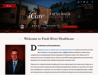 freshriverhealthcare.com screenshot