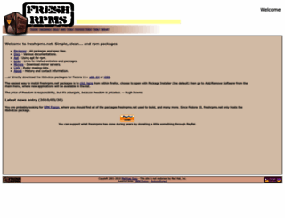 freshrpms.net screenshot