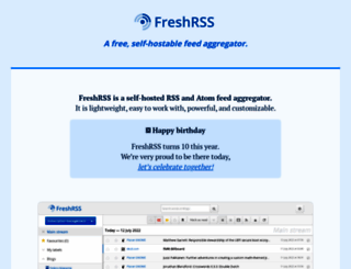 freshrss.org screenshot
