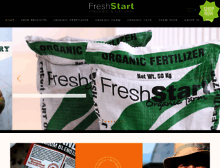 freshstartorganic.com screenshot