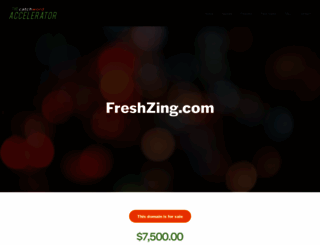 freshzing.com screenshot