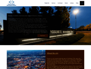 fresno-airport.com screenshot