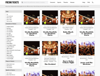fresno-tickets.com screenshot