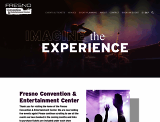 fresnoconventioncenter.com screenshot