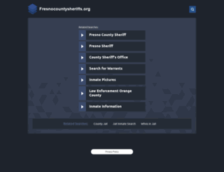 fresnocountysheriffs.org screenshot