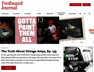 fretboardjournal.com screenshot