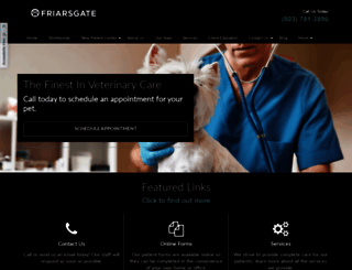 friarsgateanimalhospital.com screenshot