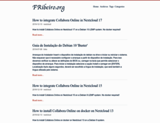 fribeiro.org screenshot