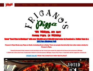 fricanospizza.com screenshot