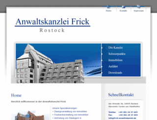 frick-anwaltskanzlei.de screenshot