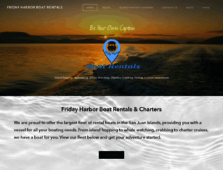 fridayharborboatrental.com screenshot