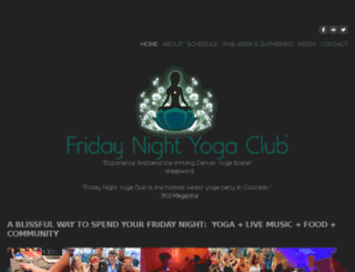 fridaynightyogaclub.com screenshot