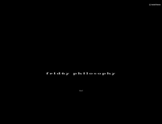 fridayphilosophy.com screenshot