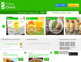 fridgecheck.com screenshot