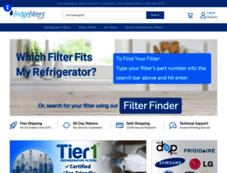 fridgefilters.com screenshot