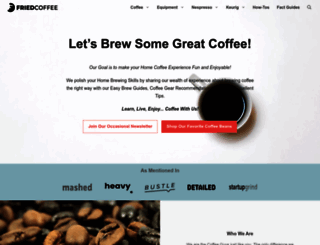 friedcoffee.com screenshot