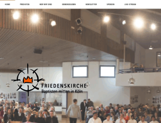 friedenskirche-koeln.de screenshot