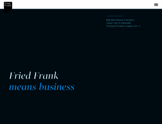 friedfrank.com screenshot