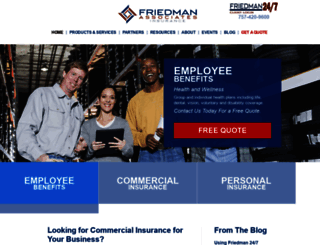 friedman-insurance.com screenshot