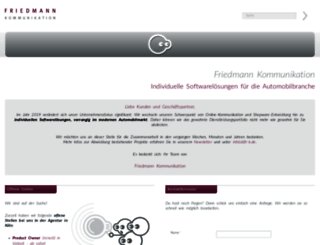 friedmann-kommunikation.de screenshot