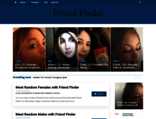 friendfinder.howtochatonline.net screenshot