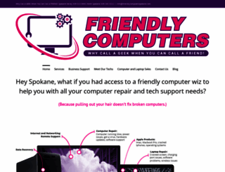 friendlycomputersspokane.com screenshot