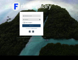 friendlydiary.com screenshot