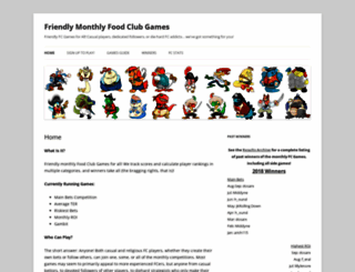 friendlyfoodclubcontests.wordpress.com screenshot