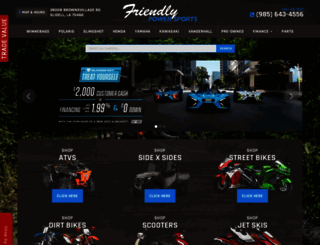 friendlypowersports.com screenshot