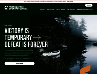 friends-bwca.org screenshot