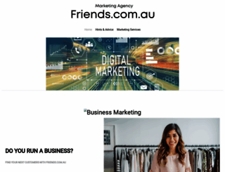 friends.com.au screenshot