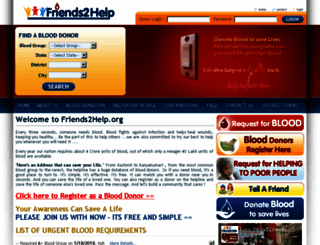 friends2help.org screenshot