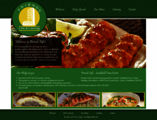 friendscafesouthfield.com screenshot