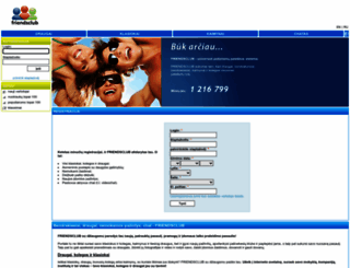 friendsclub.lt screenshot