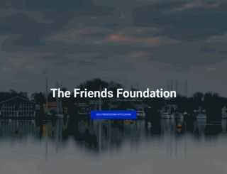 friendsfoundation.com screenshot