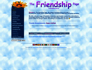 friendship.com.au screenshot