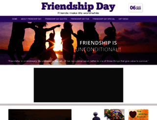 friendshipday.org screenshot