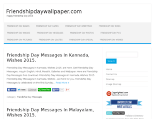 friendshipdaywallpaper.com screenshot