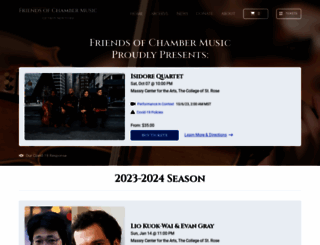friendsofchambermusic.org screenshot