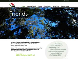 friendsofmaroochybotanicgardens.org.au screenshot