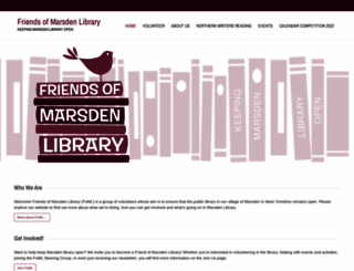 friendsofmarsdenlibrary.org.uk screenshot