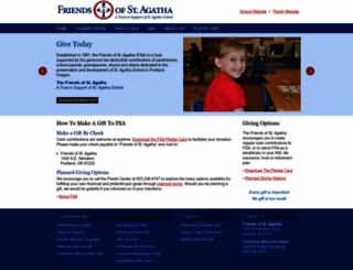 friendsofstagatha.org screenshot