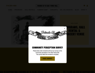 friendsofyeoldetownehall.org screenshot