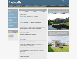 frieslandvilla.com screenshot