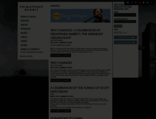 frightenedrabbit.com screenshot