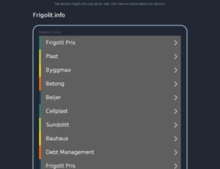 frigolit.info screenshot