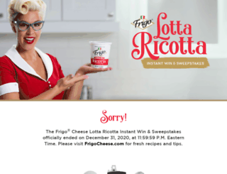 frigolottaricotta.com screenshot