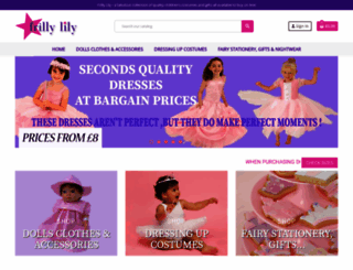 frillylily.co.uk screenshot