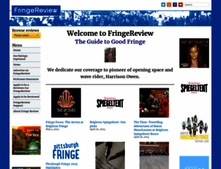 fringereview.co.uk screenshot